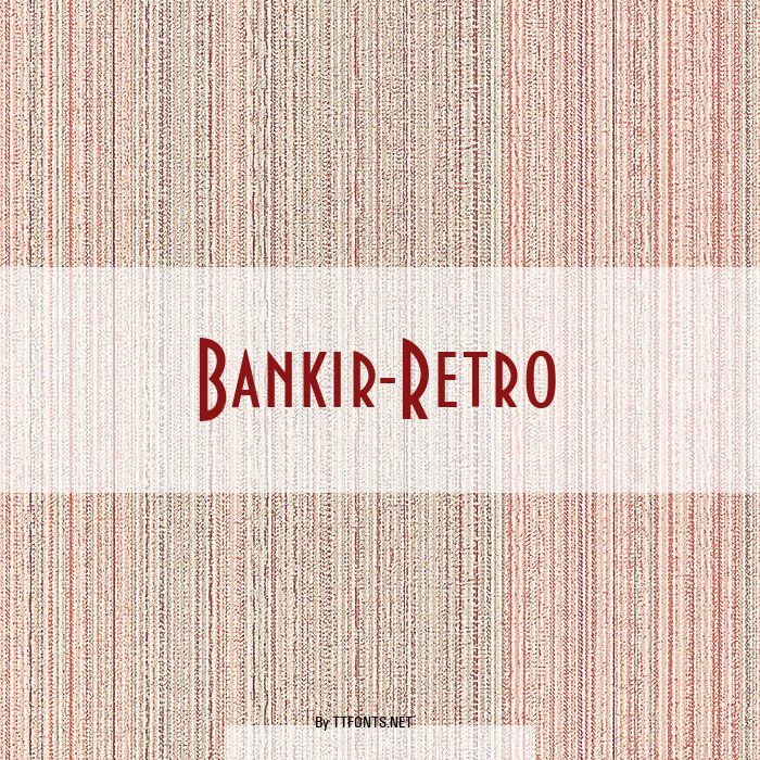 Bankir-Retro example
