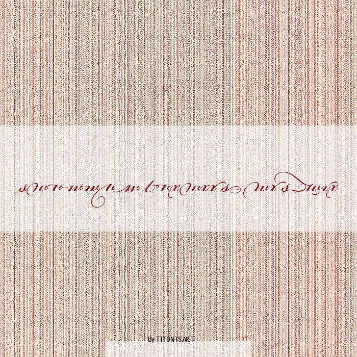 Bickham Script Alt Four example
