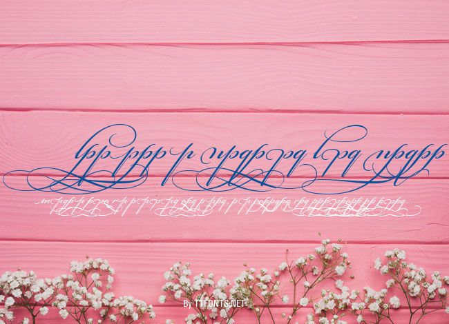Bickham Script Alt Three example