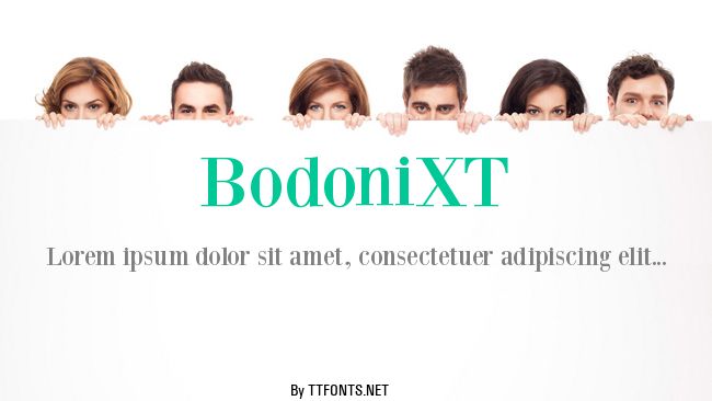 BodoniXT example