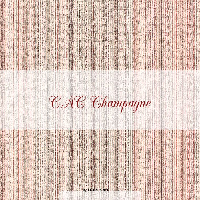 CAC Champagne example
