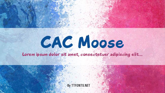 CAC Moose example