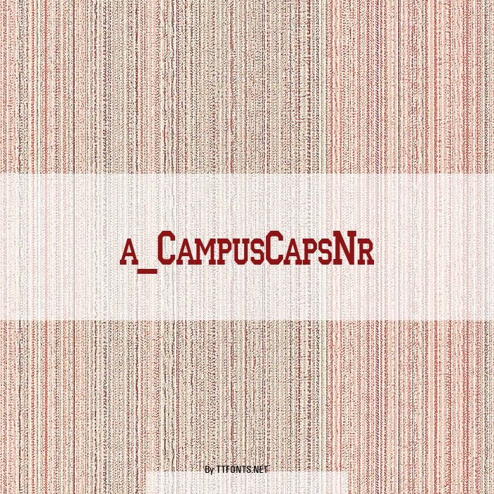 a_CampusCapsNr example