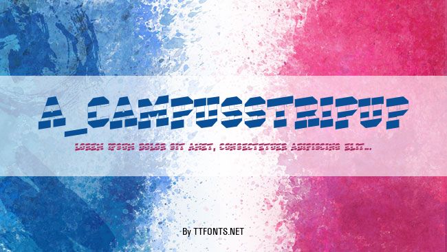 a_CampusStripUp example