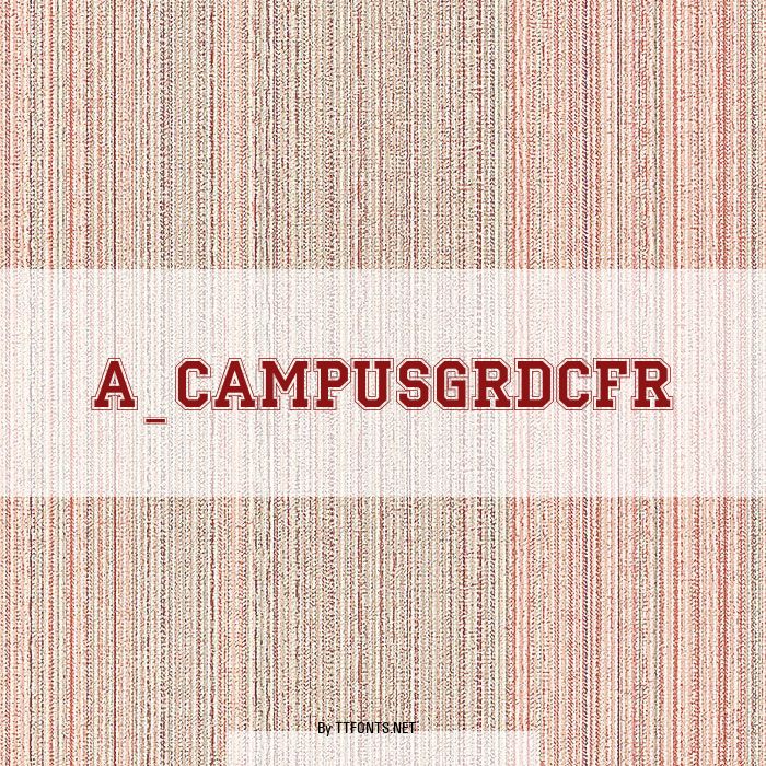 a_CampusGrDcFr example