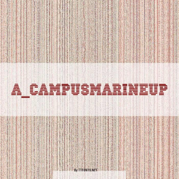 a_CampusMarineUp example