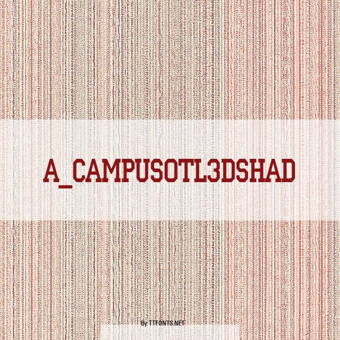 a_CampusOtl3DShad example