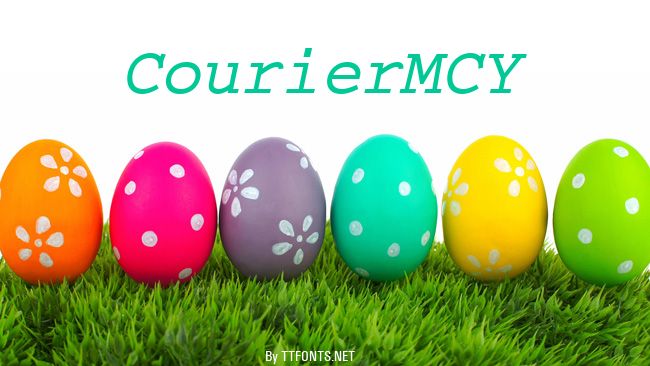 CourierMCY example