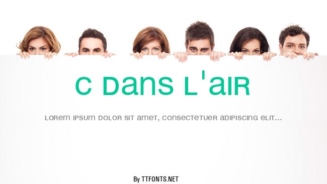C Dans L'air example