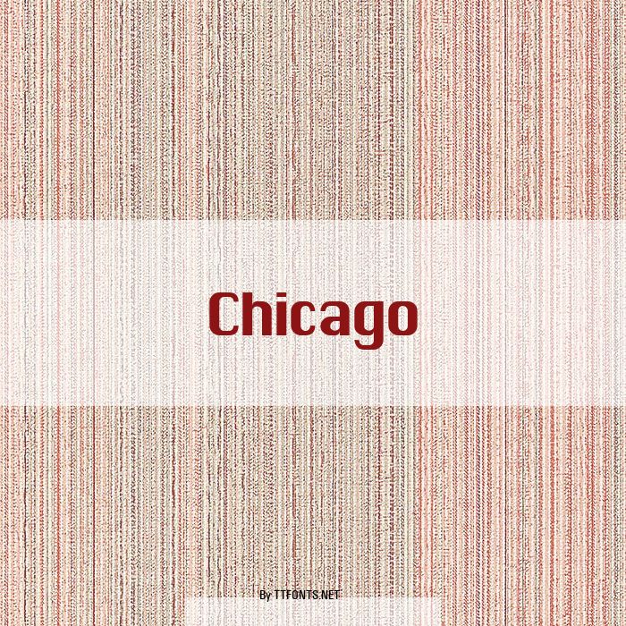 Chicago example