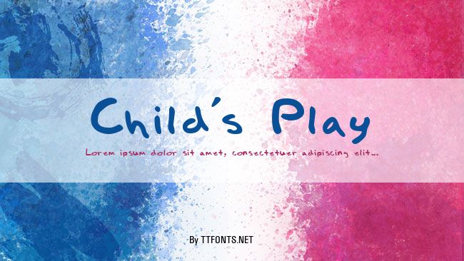 Child's Play example