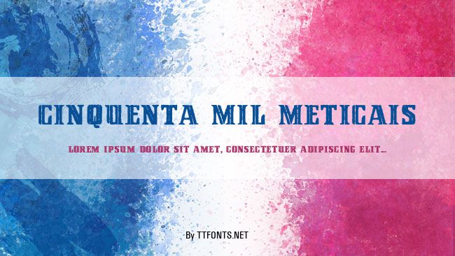 Cinquenta Mil Meticais example