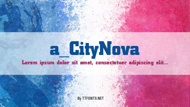 a_CityNova example