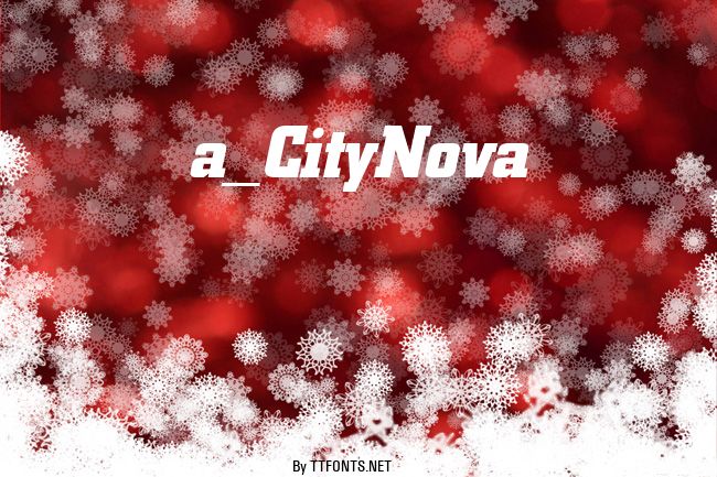 a_CityNova example
