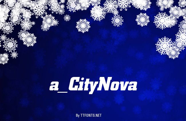 a_CityNova example