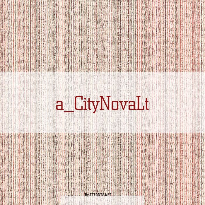 a_CityNovaLt example