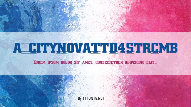 a_CityNovaTtD4StrCmb example