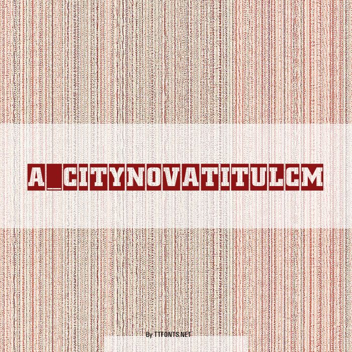 a_CityNovaTitulCm example