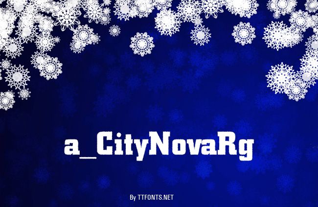 a_CityNovaRg example