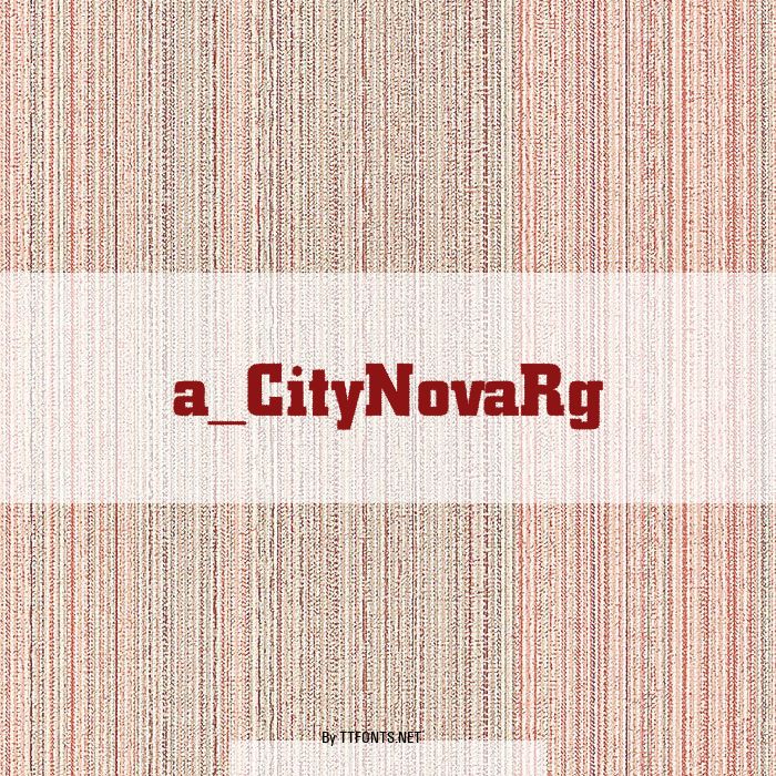 a_CityNovaRg example