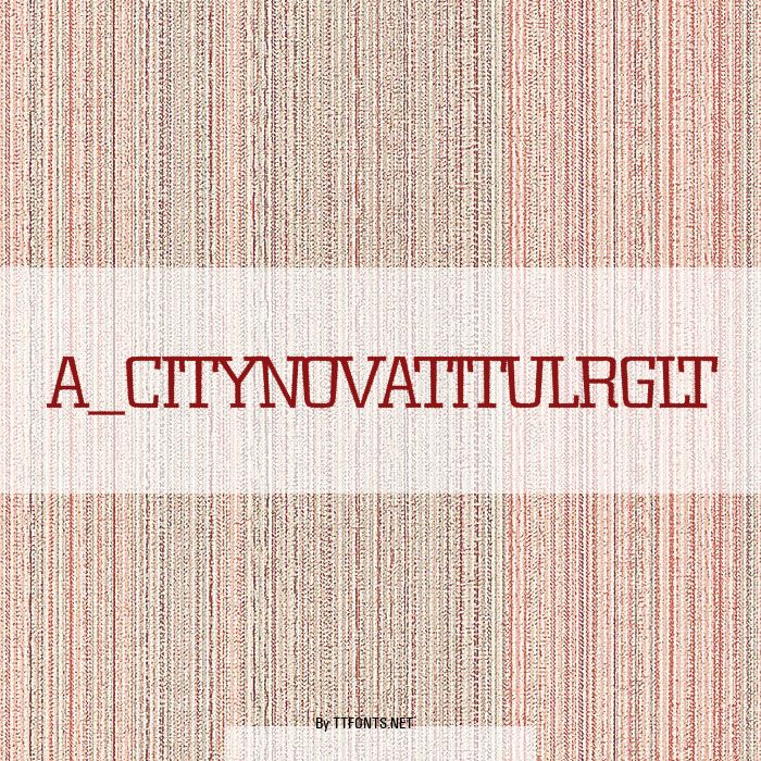 a_CityNovaTitulRgLt example