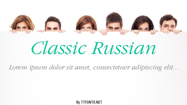 Classic Russian example