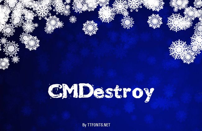 CMDestroy example