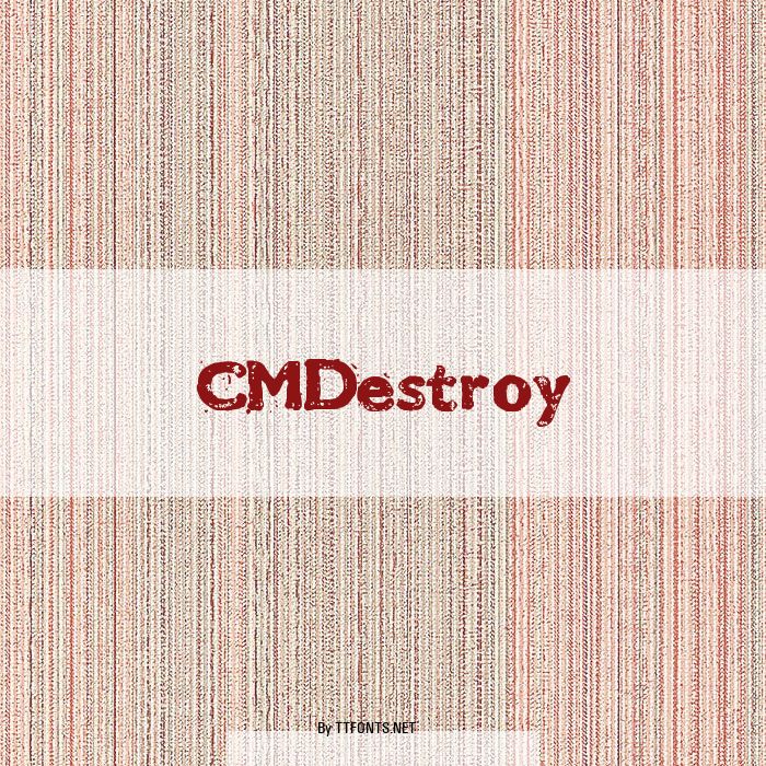 CMDestroy example