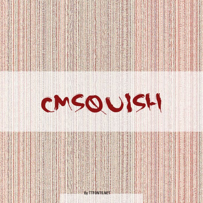 CMSquish example