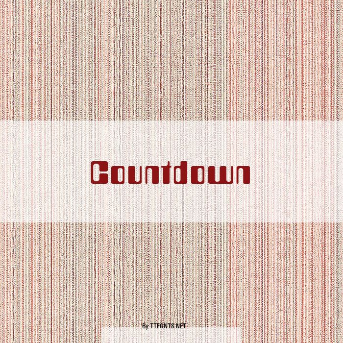 Countdown example