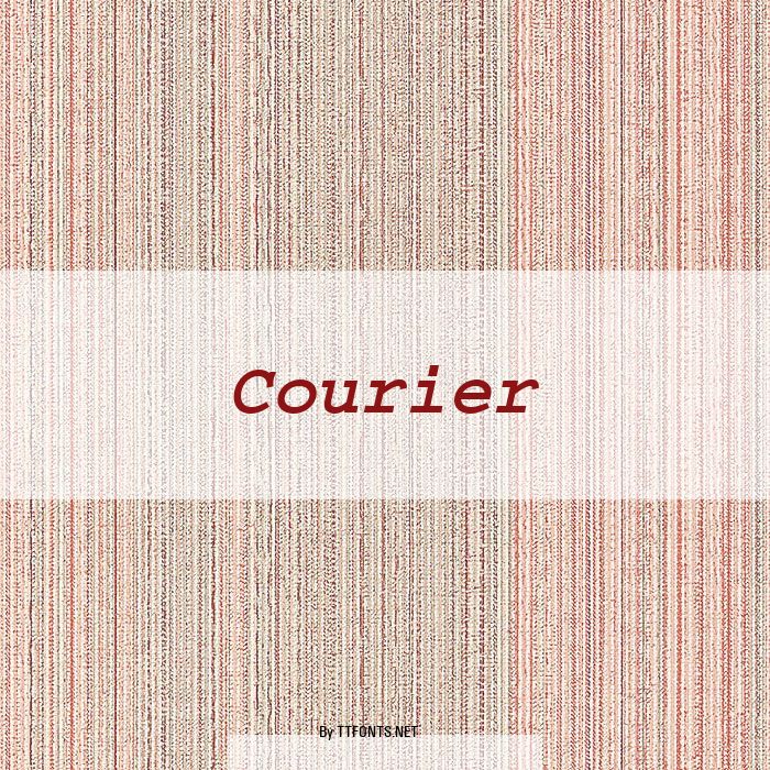 Courier example