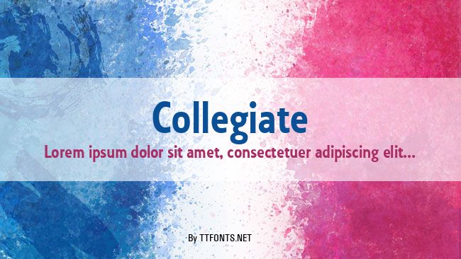 Collegiate example