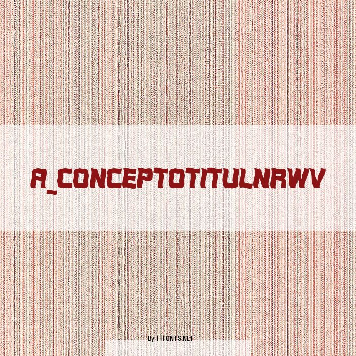 a_ConceptoTitulNrWv example
