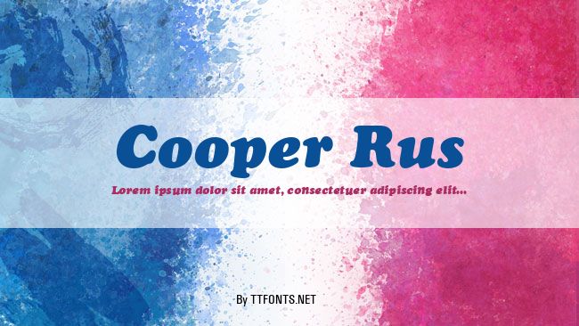 Cooper Rus example