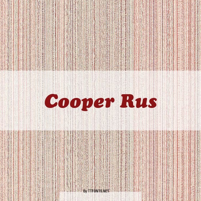 Cooper Rus example