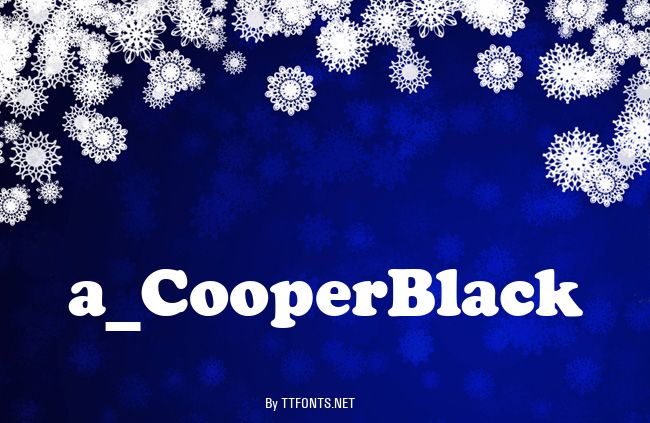 a_CooperBlack example