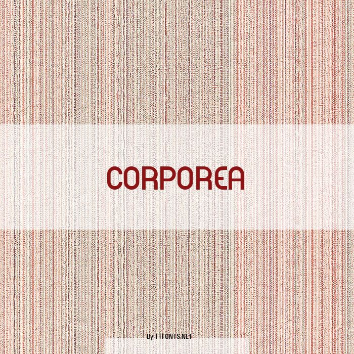 CORPOREA example