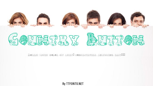 Country Button example