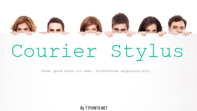 Courier Stylus example