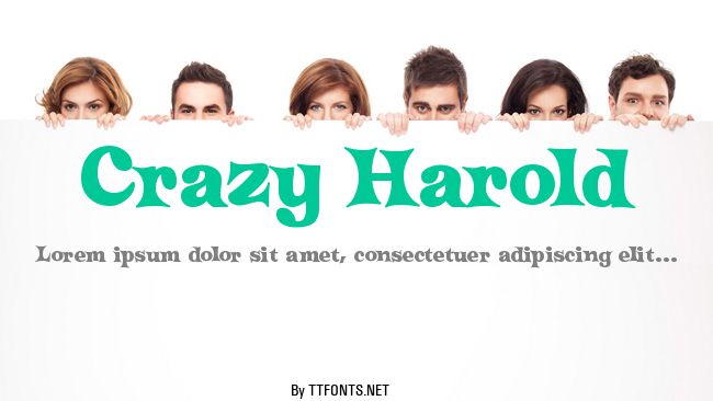 Crazy Harold example