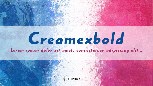Creamexbold example