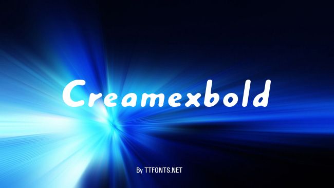 Creamexbold example