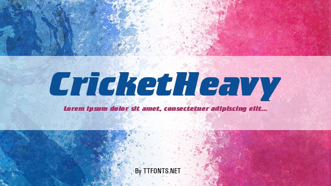 CricketHeavy example