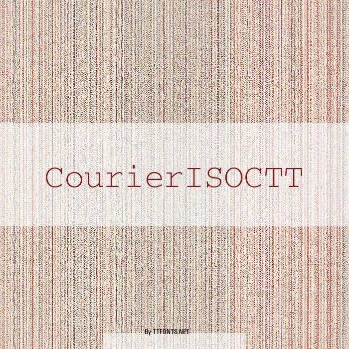 CourierISOCTT example