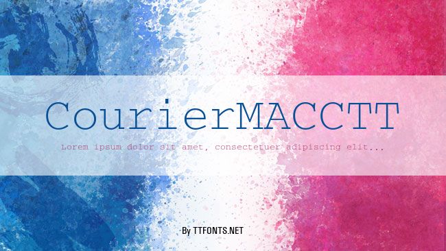 CourierMACCTT example