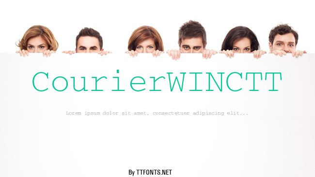 CourierWINCTT example