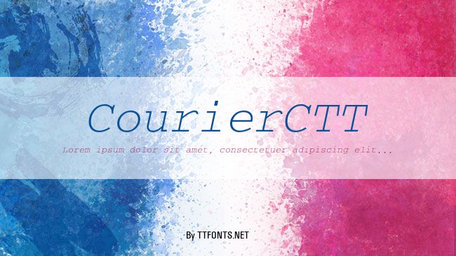 CourierCTT example