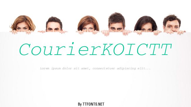 CourierKOICTT example