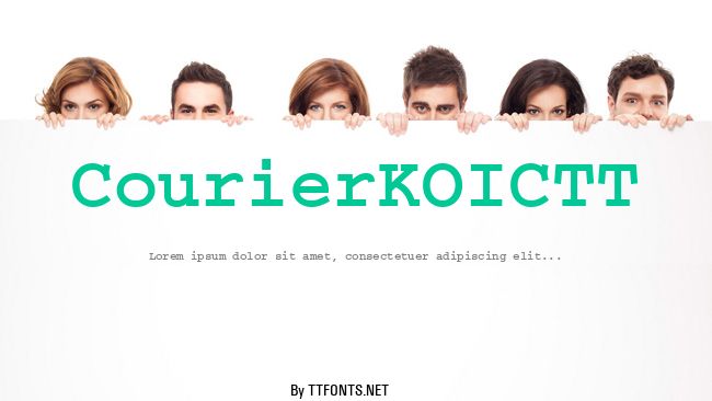 CourierKOICTT example