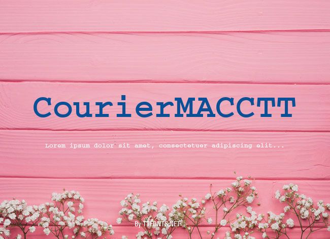 CourierMACCTT example